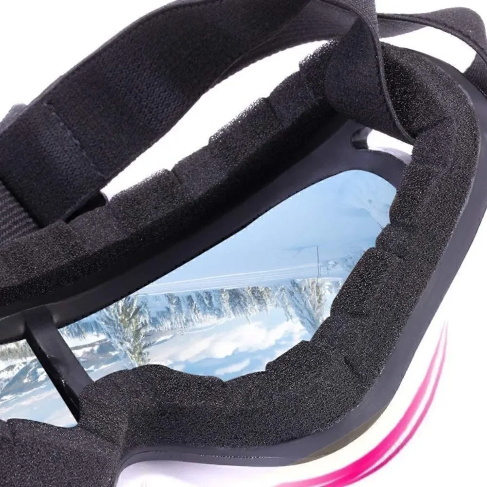 Pink and Blue Ski Goggles Unisex 2 pairs